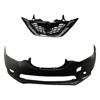 Replacement - 2-Piece (Front Bumper Cover, Grille) (Standard Line)