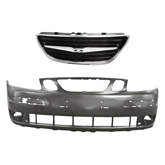 Replacement BNDL-240456 - 2-Piece (Front Bumper Cover, Grille) (Standard Line)