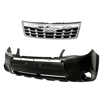 Replacement BNDL-240469 - 2-Piece (Front Bumper Cover, Grille) (Standard Line)