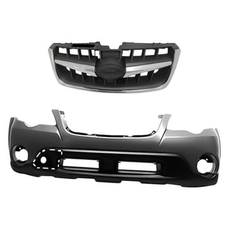 Replacement BNDL-240472 - 2-Piece (Front Bumper Cover, Grille) (Standard Line)