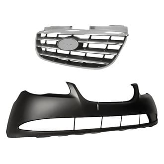 Replacement BNDL-240523 - 2-Piece (Front Bumper Cover, Grille) (Standard Line)