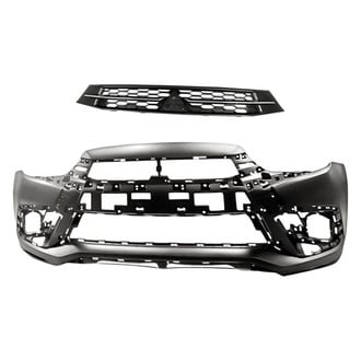Replacement - 2-Piece (Front Bumper Cover, Grille) (Standard Line)