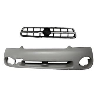Replacement - 2-Piece (Front Bumper Cover, Grille) (Standard Line)