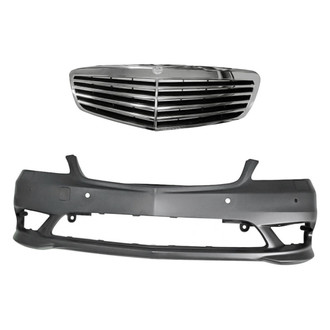 Replacement - 2-Piece (Front Bumper Cover, Grille) (Standard Line)