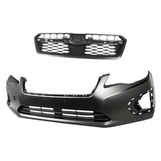 Replacement - 2-Piece (Front Bumper Cover, Grille) (Standard Line)