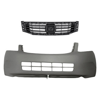 Replacement - 2-Piece (Front Bumper Cover, Grille) (Standard Line)