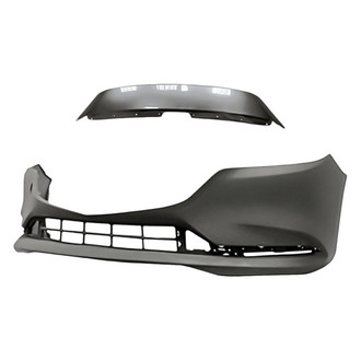 Replacement - 2-Piece (Front Bumper Cover, Grille) (Standard Line)