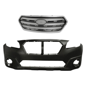 Replacement BNDL-240601 - 2-Piece (Front Bumper Cover, Grille) (Standard Line)