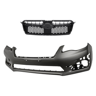 Replacement - 2-Piece (Front Bumper Cover, Grille) (Standard Line)