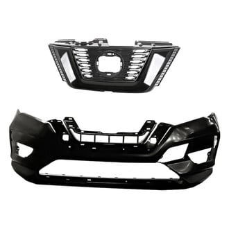 Replacement - 2-Piece (Front Bumper Cover, Grille) (Standard Line)