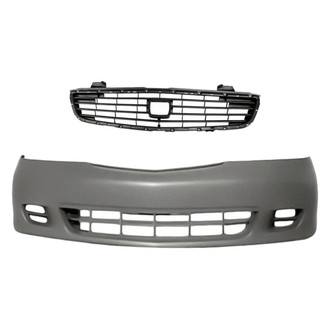 Replacement - 2-Piece (Front Bumper Cover, Grille) (Standard Line)