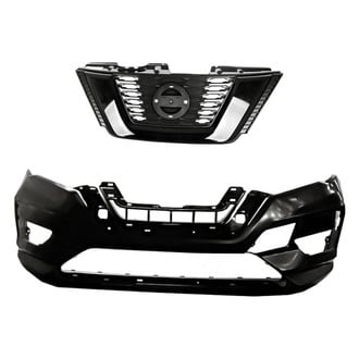 Replacement - 2-Piece (Front Bumper Cover, Grille) (Standard Line)