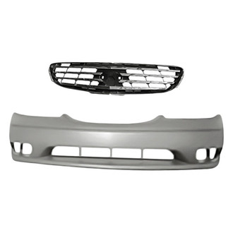 Replacement - 2-Piece (Front Bumper Cover, Grille) (Standard Line)