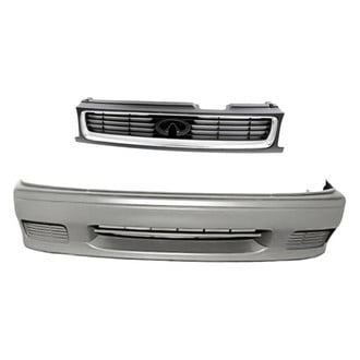 Replacement - 2-Piece (Front Bumper Cover, Grille) (Standard Line)