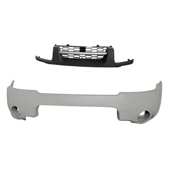 Replacement - 2-Piece (Front Bumper Cover, Grille) (Standard Line)