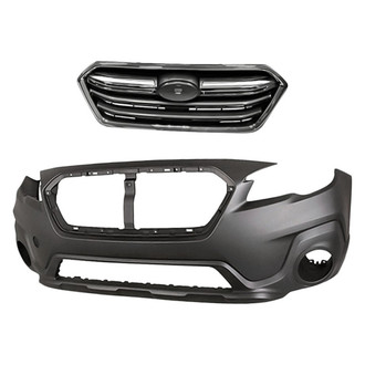 Replacement - 2-Piece (Front Bumper Cover, Grille) (Standard Line)