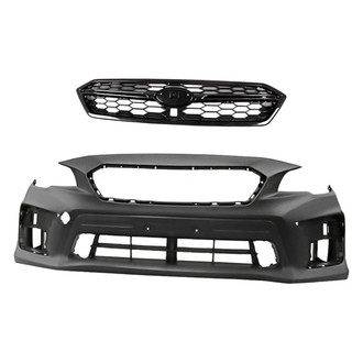 Replacement - 2-Piece (Front Bumper Cover, Grille) (Standard Line)