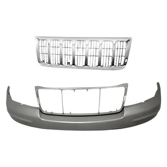 Replacement - 2-Piece (Front Bumper Cover, Grille) (Standard Line)