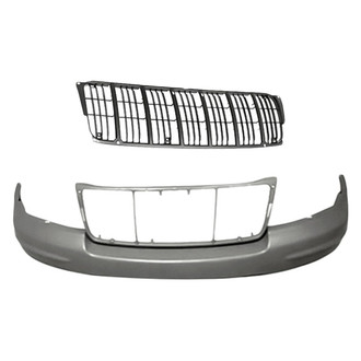 Replacement - 2-Piece (Front Bumper Cover, Grille) (Standard Line)