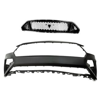 Replacement - 2-Piece (Front Bumper Cover, Grille) (CAPA Certified)