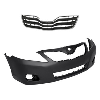 Replacement - 2-Piece (Front Bumper Cover, Grille) (Standard Line)