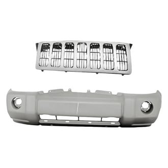 Replacement - 2-Piece (Front Bumper Cover, Grille) (Standard Line)