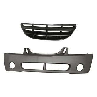 Replacement BNDL-240939 - 2-Piece (Front Bumper Cover, Grille) (Standard Line)