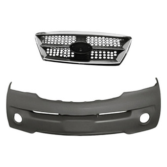 Replacement - 2-Piece (Front Bumper Cover, Grille) (Standard Line)