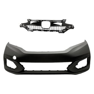 Replacement - 2-Piece (Front Bumper Cover, Grille) (CAPA Certified)