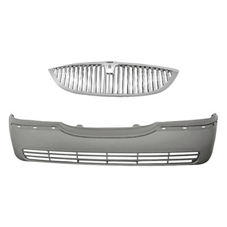 Replacement - 2-Piece (Front Bumper Cover, Grille) (Standard Line)