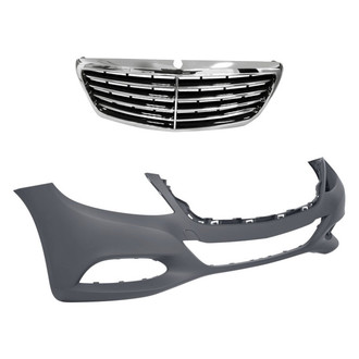 Replacement - 2-Piece (Front Bumper Cover, Grille) (Standard Line)