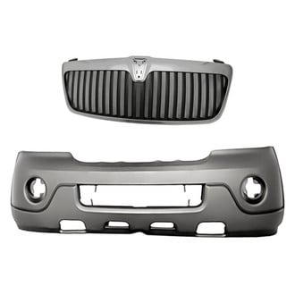 Replacement - 2-Piece (Front Bumper Cover, Grille) (Standard Line)
