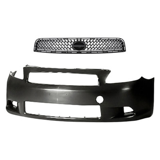 Replacement - 2-Piece (Front Bumper Cover, Grille) (Standard Line)