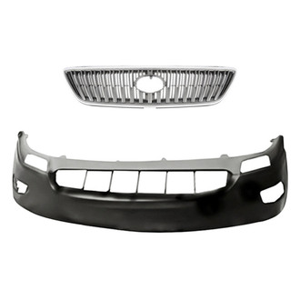Replacement - 2-Piece (Front Bumper Cover, Grille) (Standard Line)