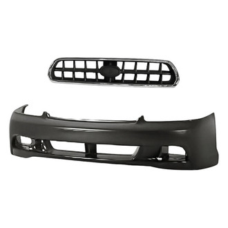 Replacement - 2-Piece (Front Bumper Cover, Grille) (Standard Line)