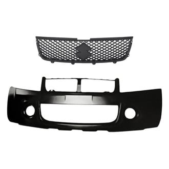 Replacement - 2-Piece (Front Bumper Cover, Grille) (Standard Line)