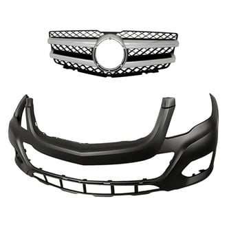Replacement - 2-Piece (Front Bumper Cover, Grille) (Standard Line)