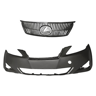 Replacement - 2-Piece (Front Bumper Cover, Grille) (Standard Line)