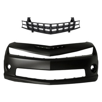 Replacement - 2-Piece (Front Bumper Cover, Grille) (Standard Line)