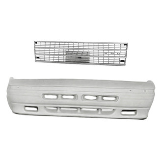 Replacement - 2-Piece (Front Bumper Cover, Grille) (Standard Line)