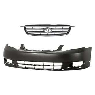 Replacement - 2-Piece (Front Bumper Cover, Grille) (Standard Line)