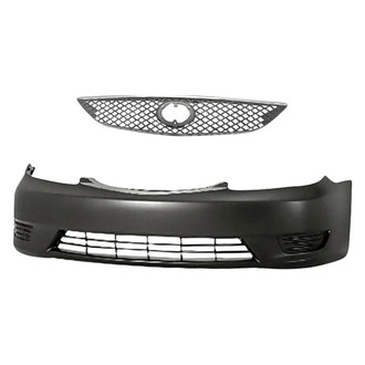 Replacement - 2-Piece (Front Bumper Cover, Grille) (Standard Line)
