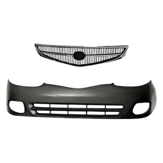Replacement BNDL-241284 - 2-Piece (Front Bumper Cover, Grille) (Standard Line)