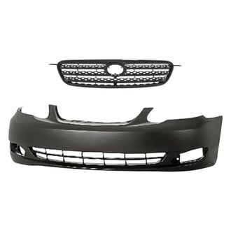 Replacement - 2-Piece (Front Bumper Cover, Grille) (Standard Line)