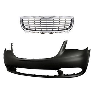 Replacement - 2-Piece (Front Bumper Cover, Grille) (Standard Line)