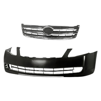 Replacement - 2-Piece (Front Bumper Cover, Grille) (Standard Line)