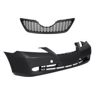 Replacement - 2-Piece (Front Bumper Cover, Grille) (Standard Line)