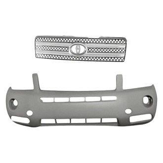 Replacement - 2-Piece (Front Bumper Cover, Grille) (Standard Line)