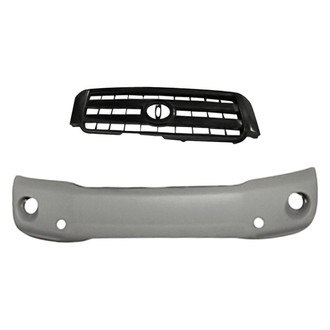 Replacement - 2-Piece (Front Bumper Cover, Grille) (Standard Line)