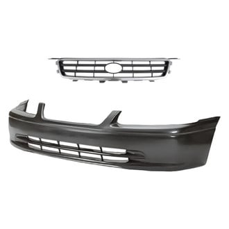 Replacement - 2-Piece (Front Bumper Cover, Grille) (Standard Line)